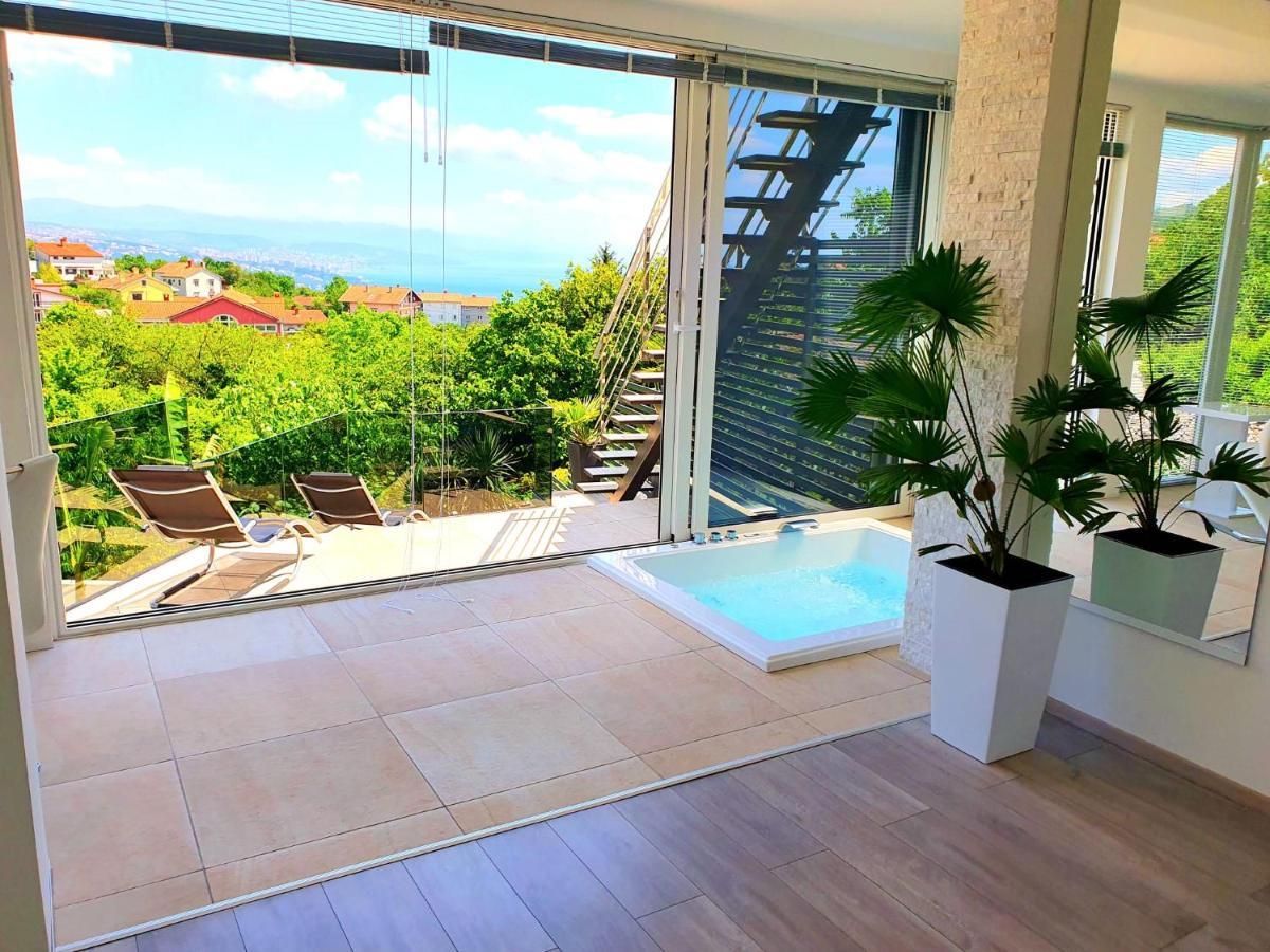 Penthouse Jacuzzi & Pool Apartmants Опатия Экстерьер фото